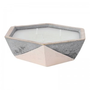 Floor 9 Soy Blend Candle in Concrete Holder Accents Bonsai Scented Jar Candle FFLL1560